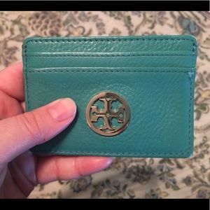 Tory Burch Robinson slim card case
